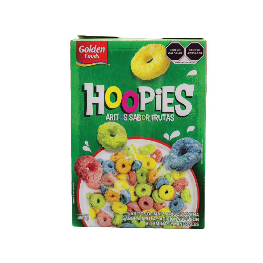 CEREAL GOLDEN FOODS 450 g HOOPIES – Súper La Violeta