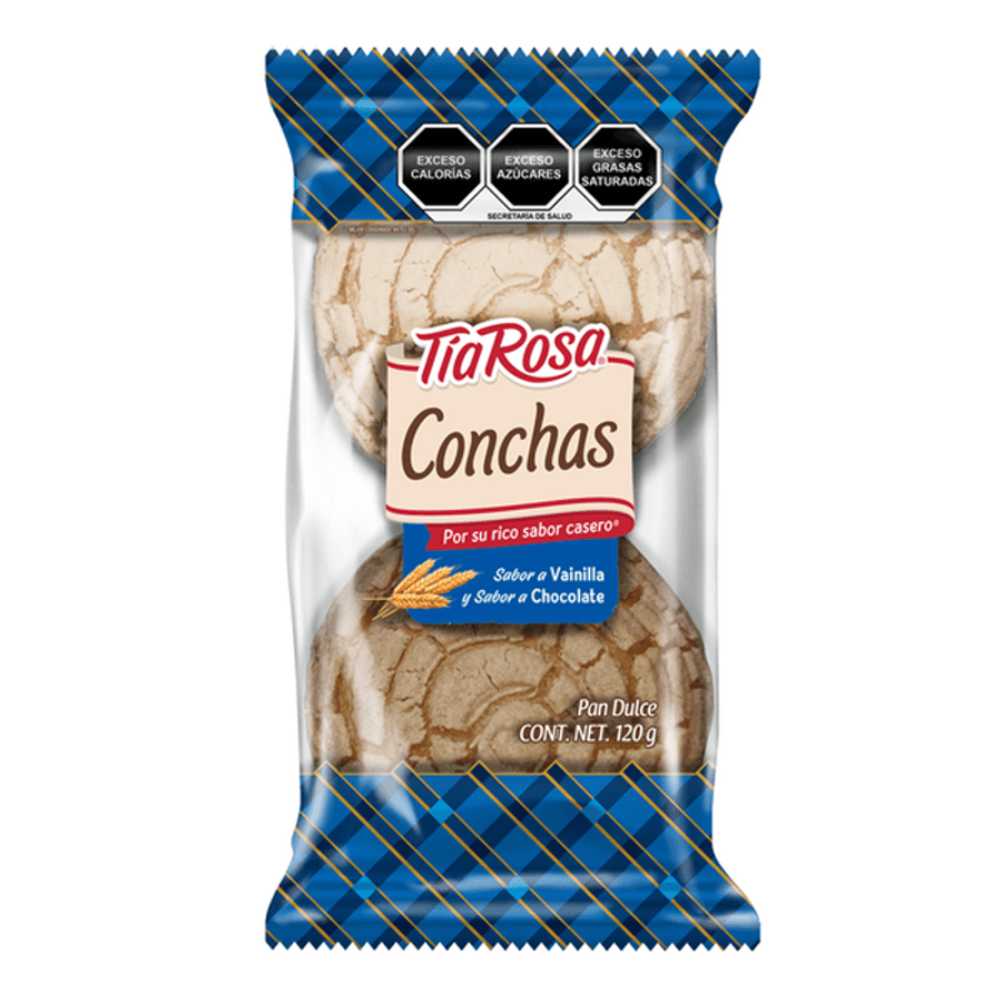 PAN TIA ROSA CONCHAS 120GR – Súper La Violeta