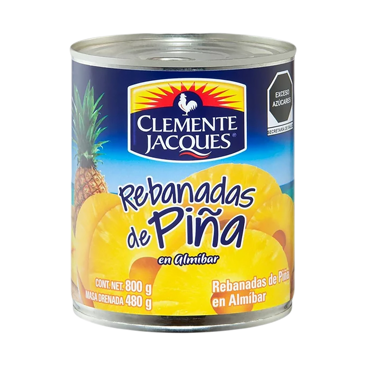 Piña Rebanada Clemente Jacques 800g | Súper La Violeta – Súper La Violeta