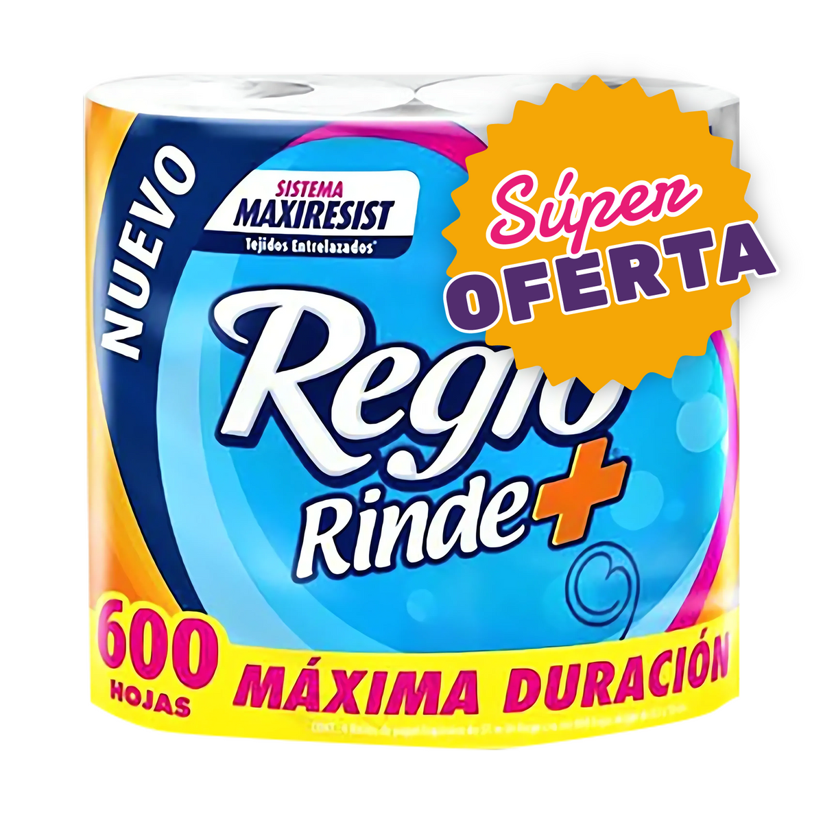 Papel Higiénico Regio Rinde + Paq. 4 600 H – Súper La Violeta