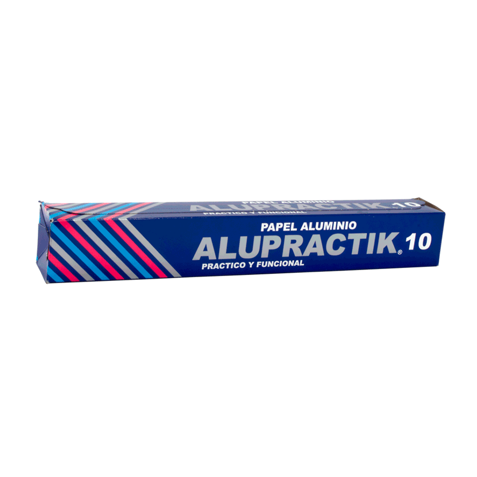 Papel Aluminio Alupractik 4 pzas de 15 m c/u a precio de socio